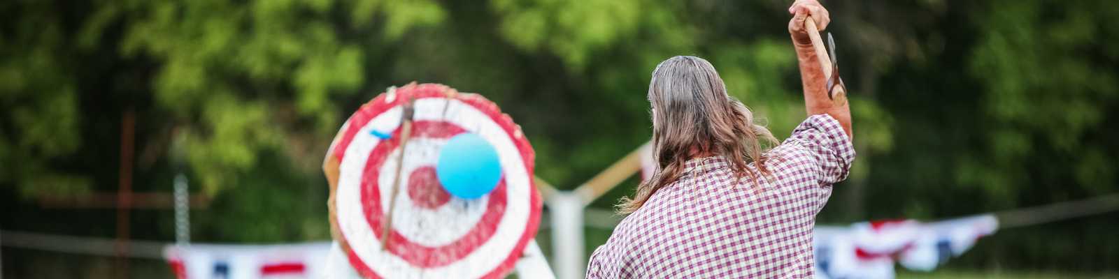 March Event – (Social: Axe Throwing at the Fair)