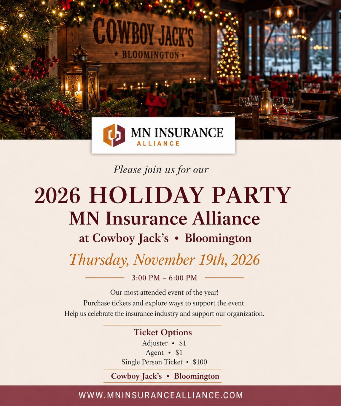 Cowboy Jacks Event